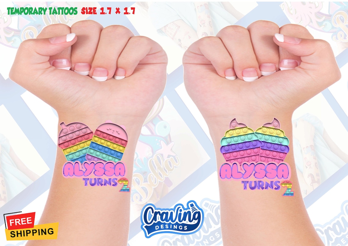 Pop it Toy Tattoos Pop It Fidget Toy Tattoos Pop It image 0