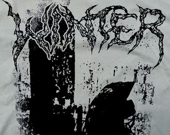Camiseta de invierno (gris hielo) Doom Metal Crust Sludge