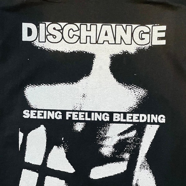 Dischange T-Shirt (Black) Crust D-Beat Punk Final BloodbathDismachine Meanwhile Avskum