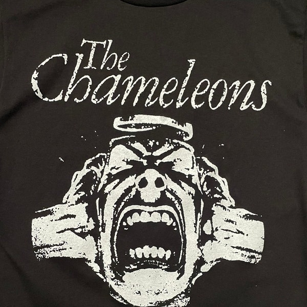 The Chameleons T-Shirt (Black) Goth Post-Punk The Sound Sad Lovers & Giants Echo And The Bunnymen