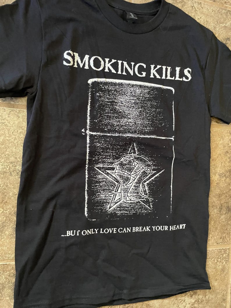 Sisters of Mercy *TWO-SIDED* T-Shirt (White on Black) Goth Post-Punk image 8