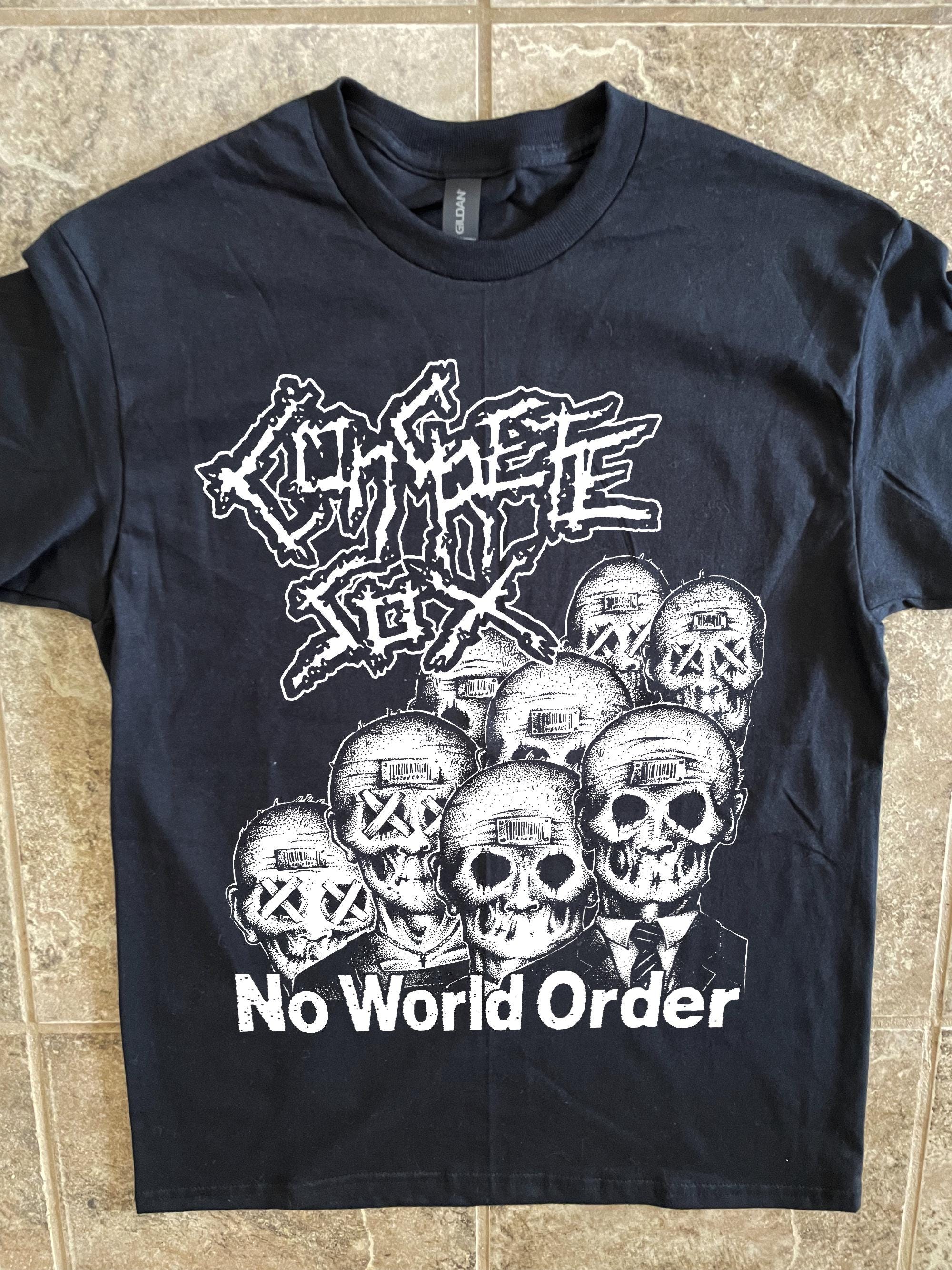 Concrete Sox T-shirt (black) Crust Hardcore Punk - Etsy