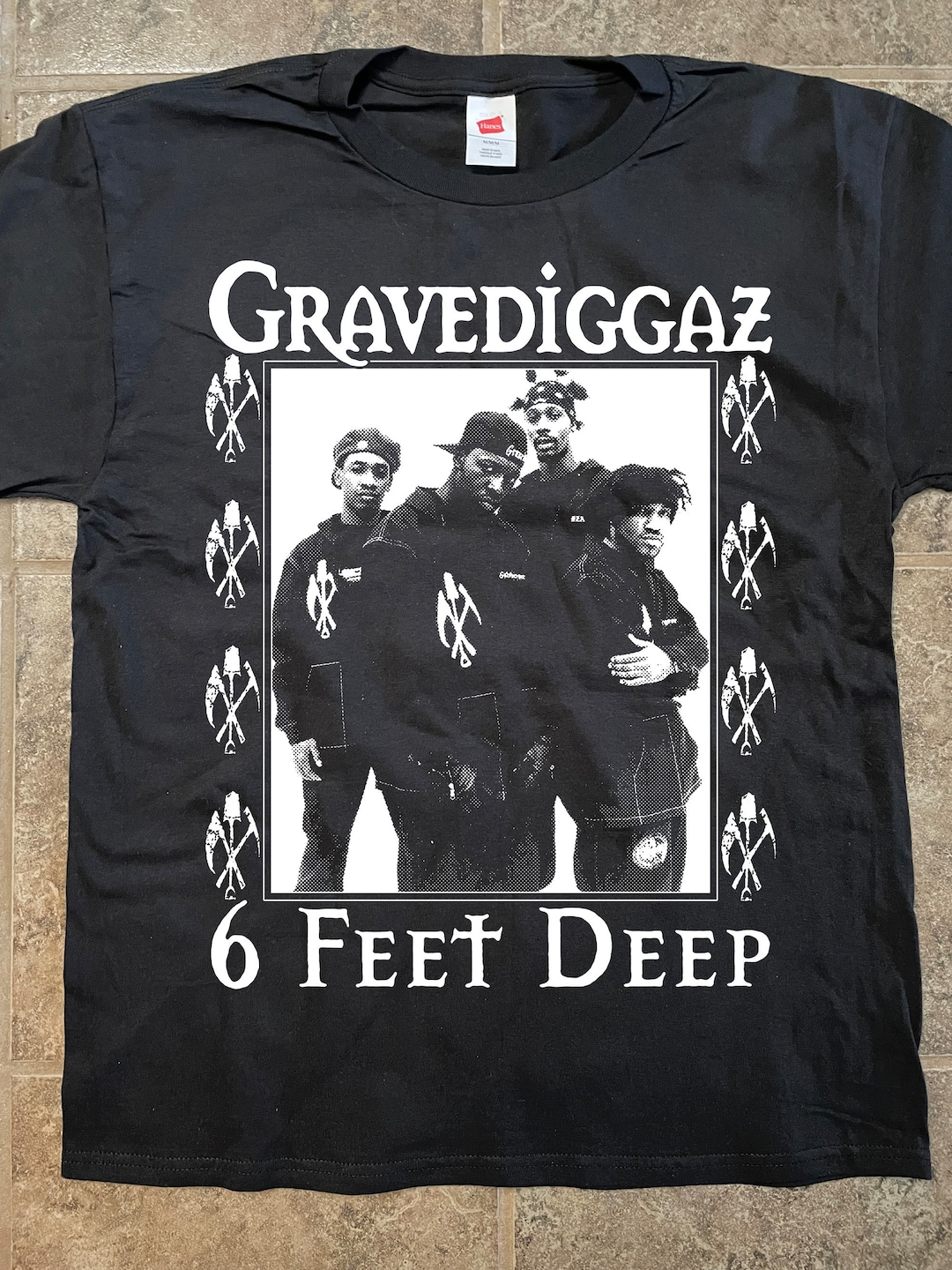 Gravediggaz T-shirt black Wu-tang Clan Rza Nas Mobb Deep Brutha 
