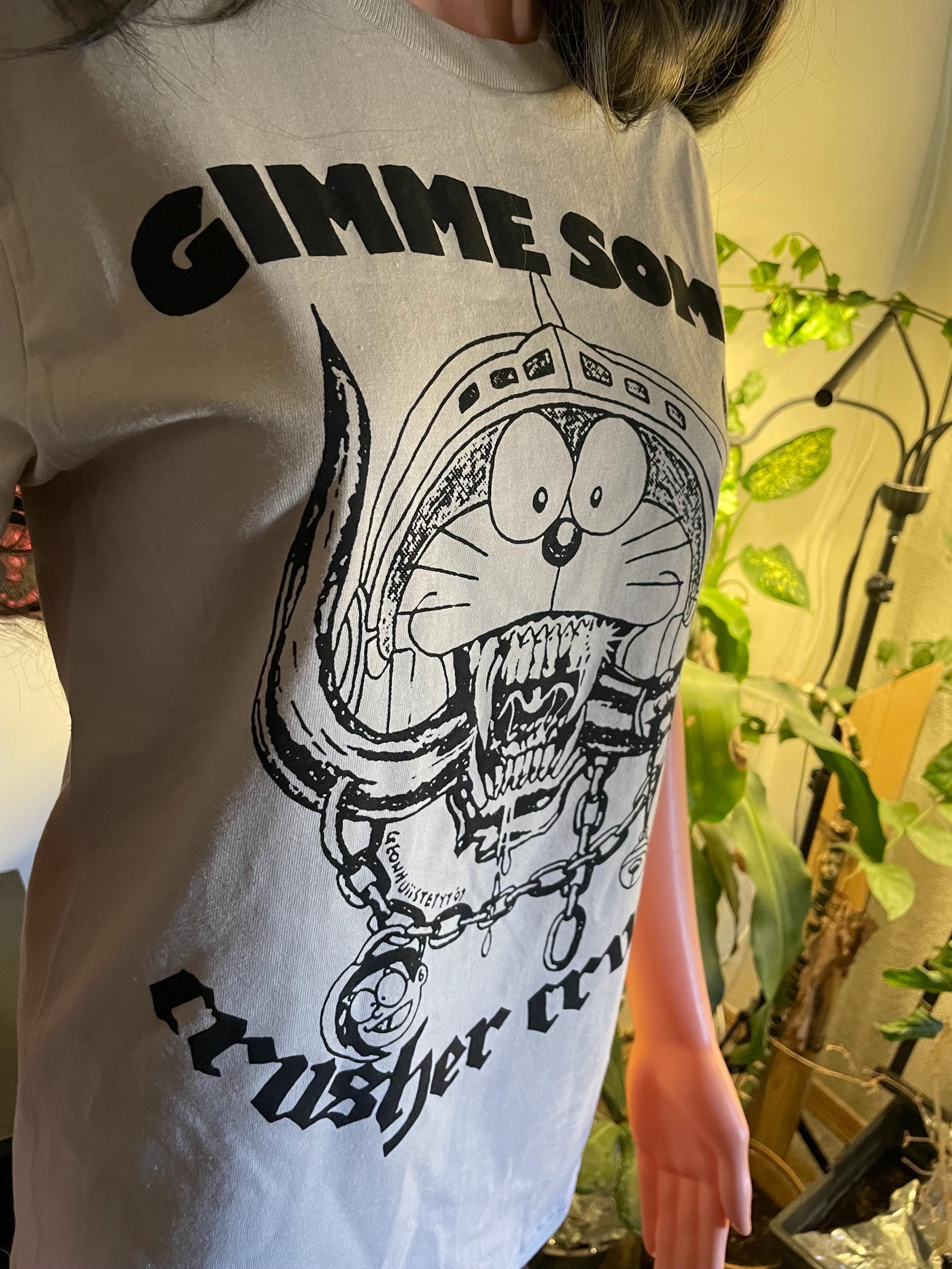 Crusher Crust T-shirt (sand) Crust Punk Hardcore - Etsy