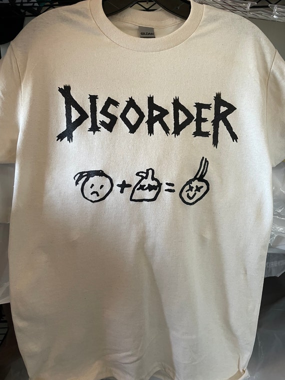 Disorder T-shirt natural/m and L on SAND Crust Punk Disclose - Etsy