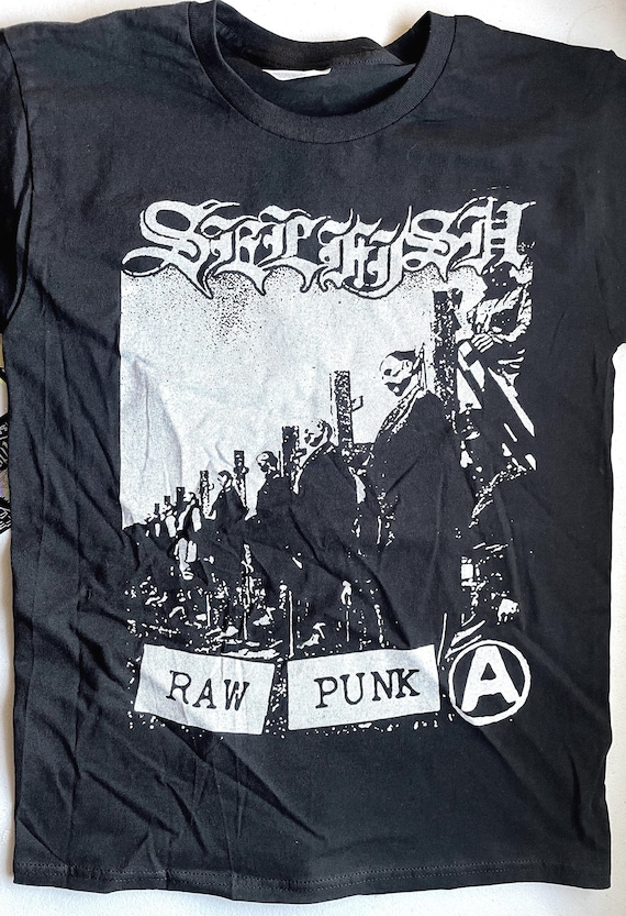 Selfish T-shirt (black) Crust Hardcore Punk Burning Spirits Crude 
