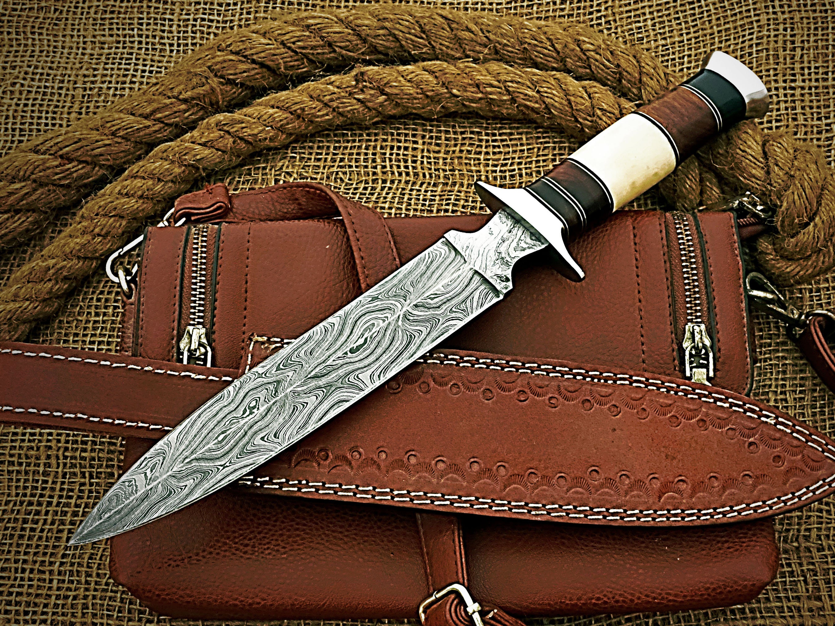 Dagger Knife Hunting Knife Fancy Knife Handmade Knife Etsy