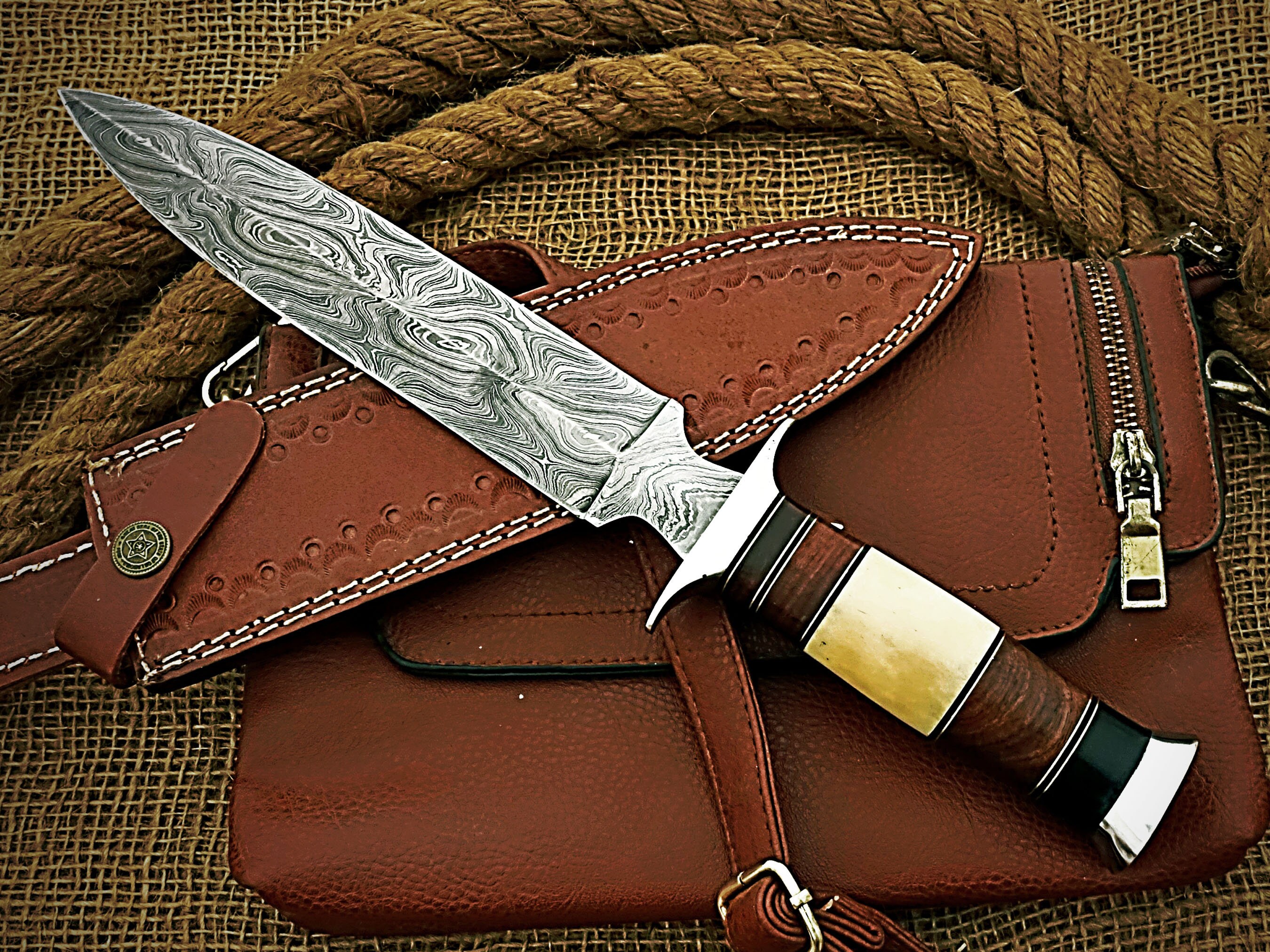 Dagger Knife Hunting Knife Fancy Knife Handmade Knife Etsy