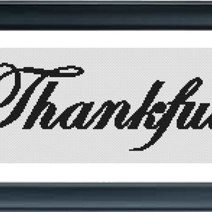 Inspiration Collection 'Thankful' (MCXS42) Counted Cross Stitch Pattern Digital Download PDF