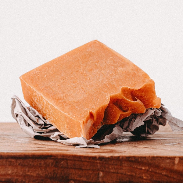 Natural soap sea buckthorn | Handmade soap from the Baltic Sea made from sea buckthorn | vegan, without palm oil