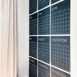 Reusable Large Wall Calendar Undated Erasable Wall Calendar Large ...