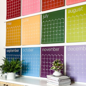 Reusable Large Wall Calendar Undated Erasable Wall Calendar Large Reusable Large Wall Calendar Undated Erasable Wall Calendar Large