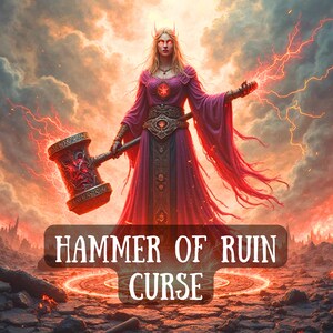 Hammer of Ruin | Enemy Destruction | Extreme Curse | Break Obstacles | Revenge Magick | Downfall Binding | Dark Energy Work | Witchcraft