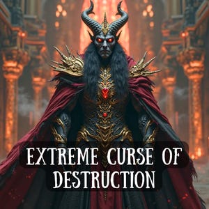 Crimson Ruin Spell | Extreme Curse of Destruction | Powerful Hex to Obliterate Enemies | Revenge | Destroy Life, Love, Career, Reputation