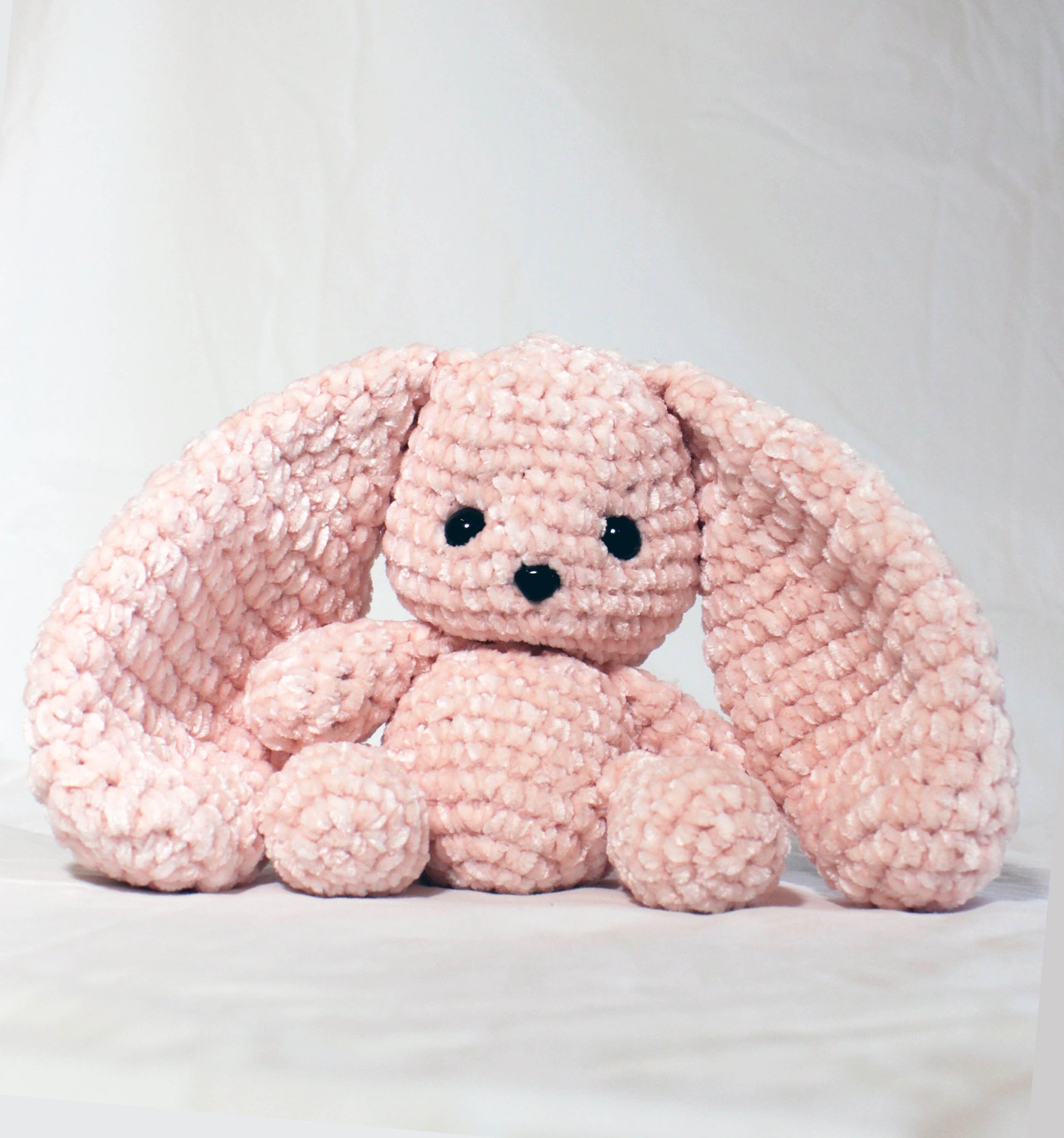 Baby Pink Panda Fuzzy Plush Yarn 100 Gram, 87 Yards Ice 58825