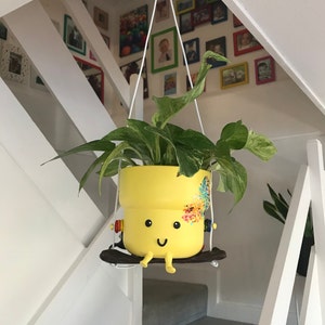 LGBTQ+ TRIXIE the cute character hanging planter indoors or outdoors 9cm and 12 cm plant pots