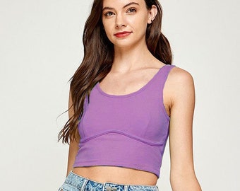 Wave Panel Crop Top