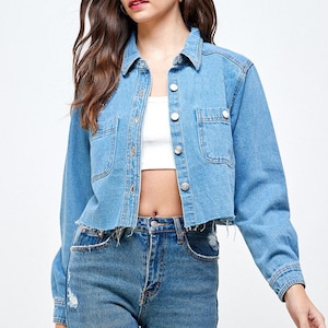 Cropped Denim Jacket