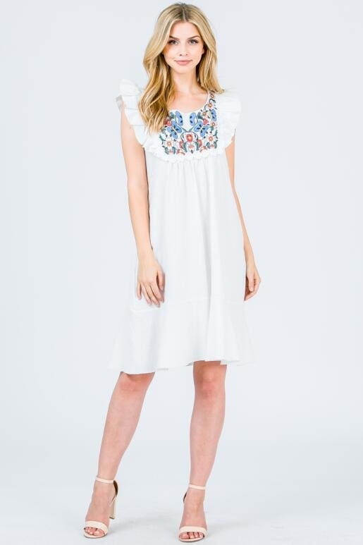 black mesh dress with embroidered flowers Alice McCall Black Mesh Floral Embroidered One Shoulder Dress - BOPF main image 1