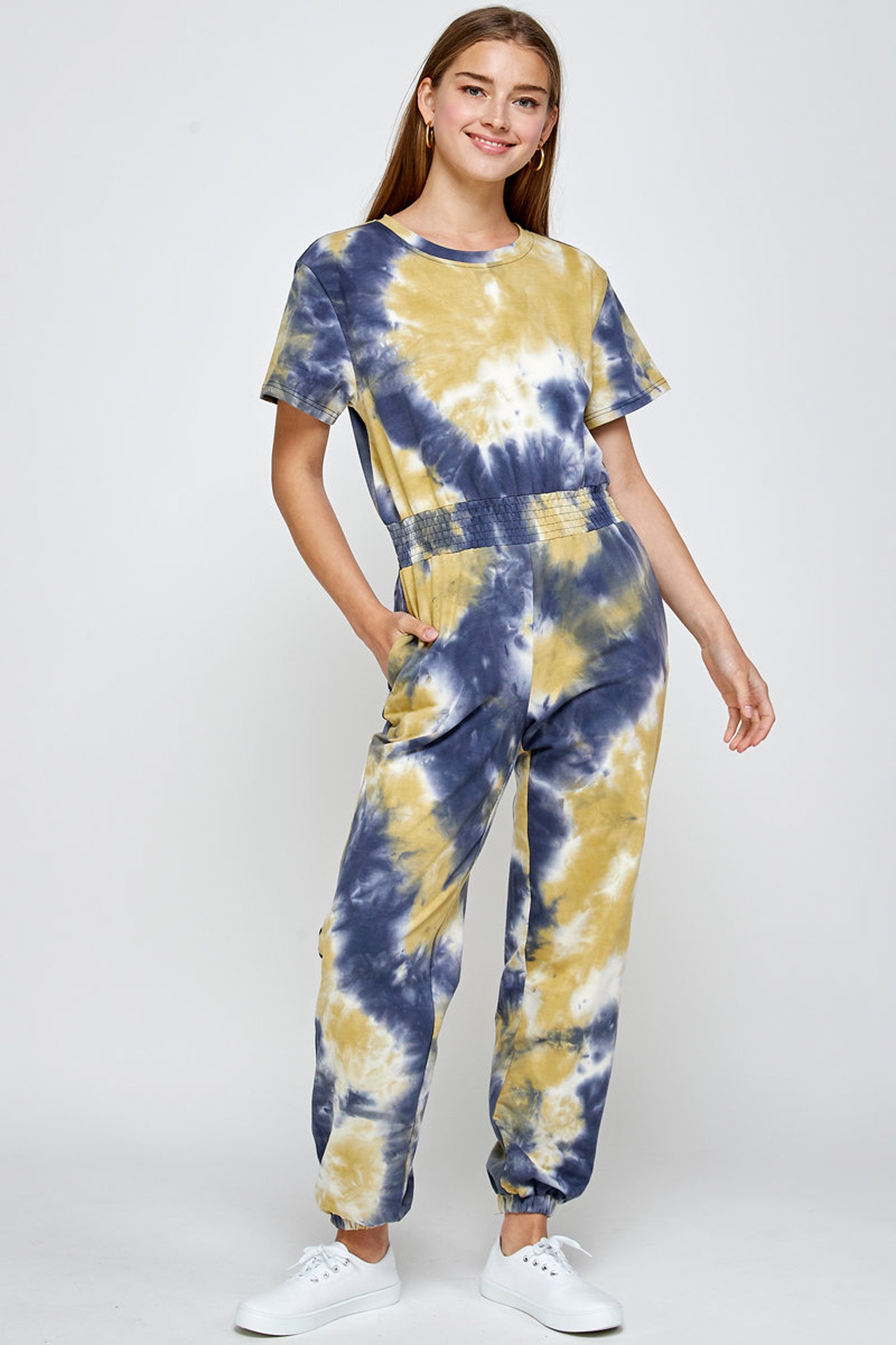 Tie Dye Jumpsuit Etsy