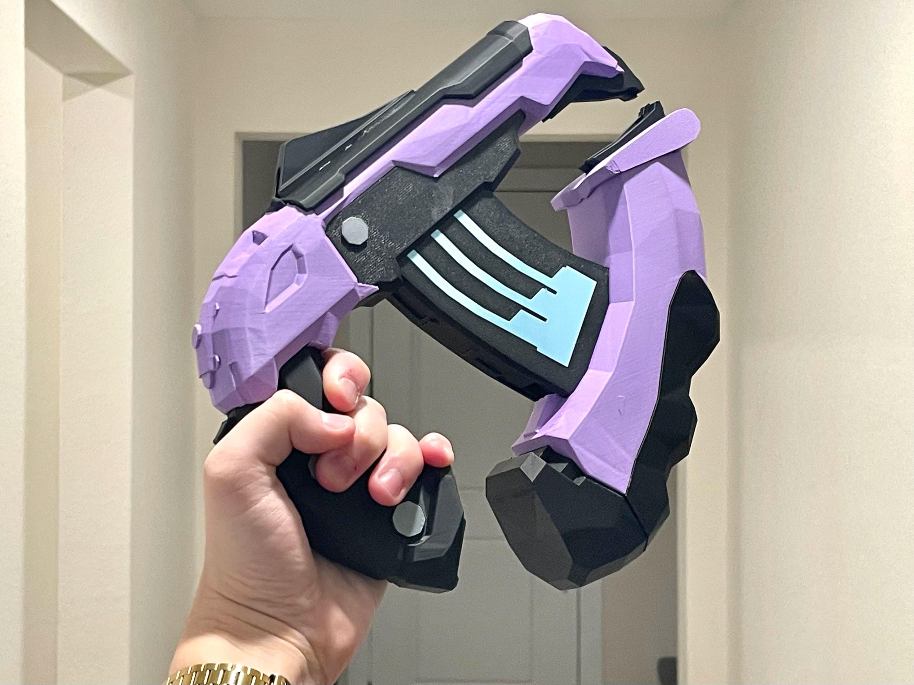Halo Type-25 Directed Energy Plasma Pistol Eos-Mak Cosplay Weapon Prop