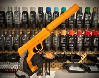 Counter-Strike 2 USP-S Pistol Cosplay Replica Prop w/ Removable Magazine