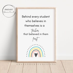 Teacher Appreciation Print End of Year Teacher Gift Thank You Teacher Instant Digital Download Teacher Gift Printable PDF