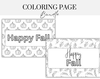 Thanksgiving Coloring Sheets Pumpkin Coloring Pages Happy Fall Coloring Page Fall Coloring Sheets Fall Coloring Pages Bundle Printable