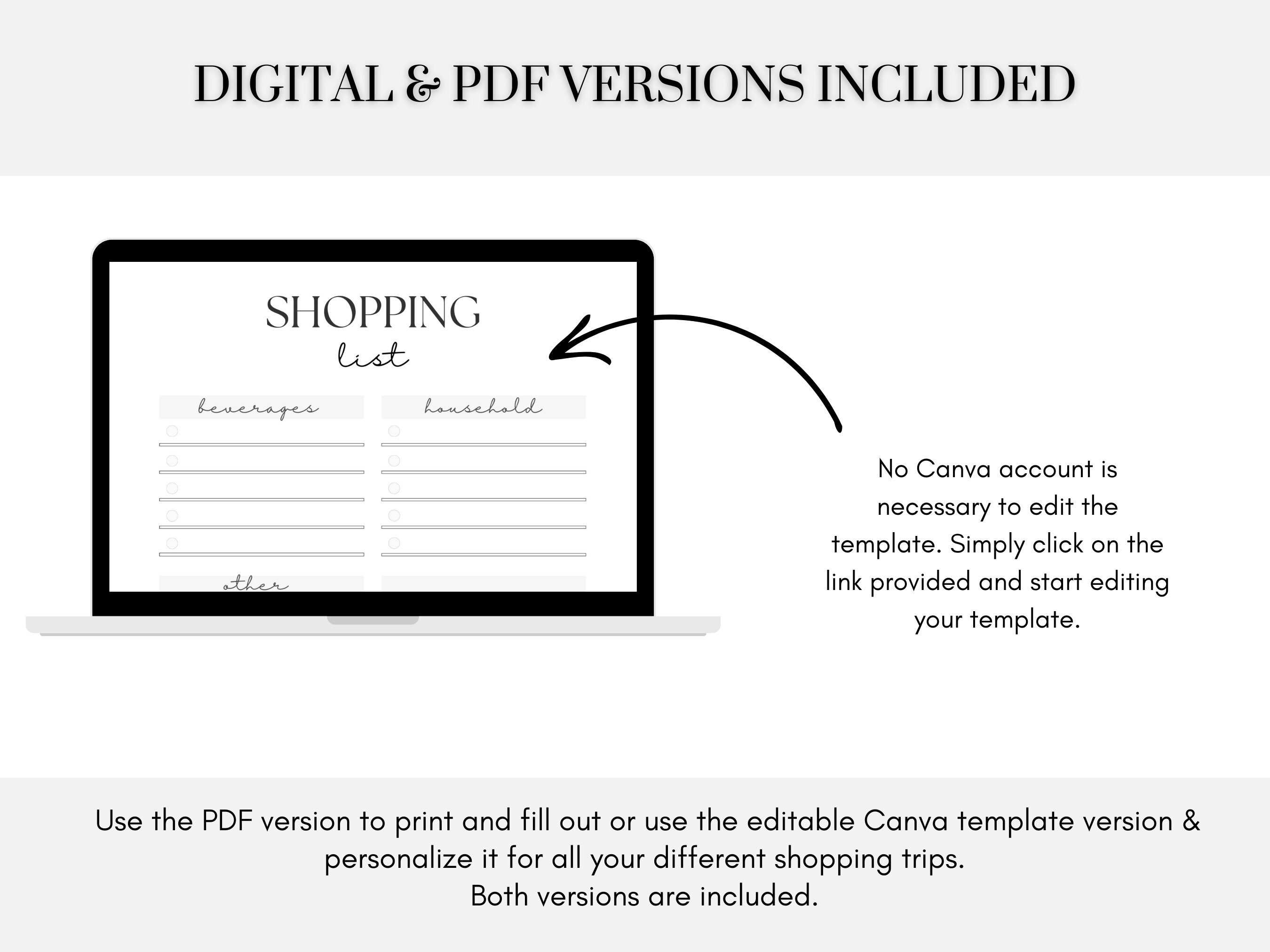 Editable Meal Prep Shopping List Printable Healthy Recipe Grocery List editable-meal-prep-shopping-list-printable-healthy-recipe-grocery-list
