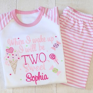 Ice Cream Birthday Set | Personalised Pink Set | Two Sweet | Sweets | Birthday Girl | First Birthday | Second Birthday |
