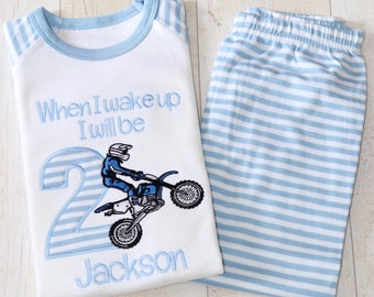 Motorbike Birthday Set | Personalised Blue Set | Birthday Set | Birthday Boy | First Birthday | Cars | Dirt Bike