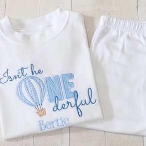 Isn&#39;t He ONEderful Birthday Set | Personalised Blue Set | First Birthday | ONE |