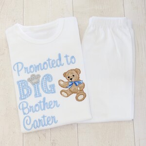 ビッグブラザーセットに昇格 | パーソナライズされたブルーセット | 新着 | お知らせ | 新生児 | 新生児 | ビッグブラザー | 兄弟 | きょうだい