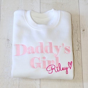 Daddy&#39;s Girl | Personalised Sweatshirt | Jumper |  | Hoodie | T-Shirt | Daddy | No1 Dad | Best Dad | Fathers Day | Daughter | Son