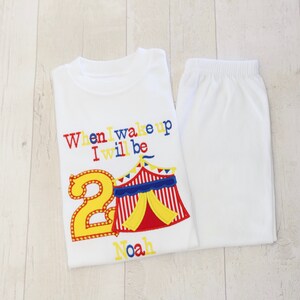 Circus Birthday Set | Personalised White & Yellow Set | Carnival | First Birthday | Second Birthday | Greatest Show Man | Tent | Clowns