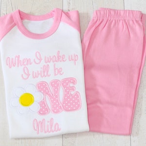 Daisy Birthday Set | Personalised Pink Set | Flowers | Birthday Girl | Birthday Gift | Birthday | Groovy | Hippy