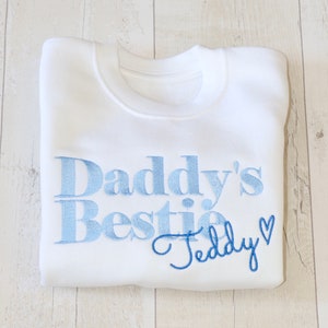 Daddy&#39;s Bestie | Personalised Sweatshirt | Jumper |  | Hoodie | T-Shirt | Daddy | No1 Dad | Best Dad | Fathers Day