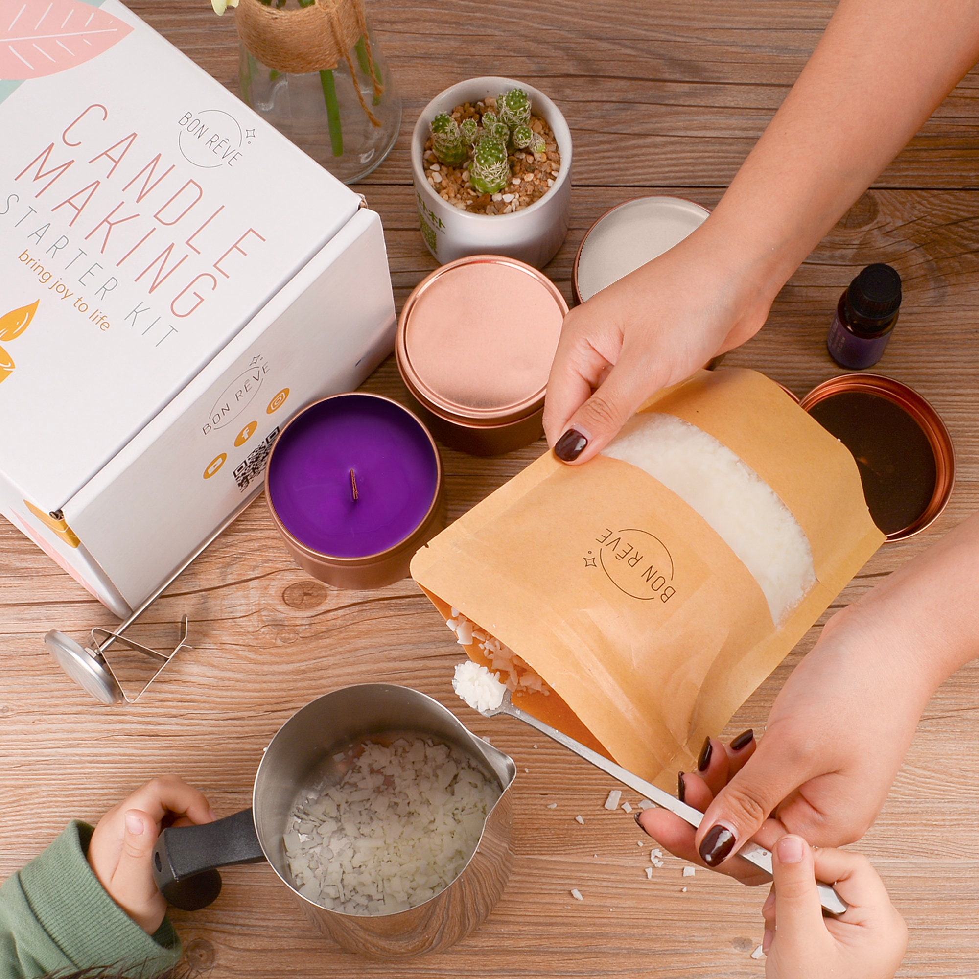 Complete DIY Soy Candle Making Kit for Beginners/Adults with Etsy