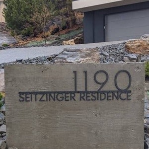 Metal House Number Sign, Outdoor Metal Address Sign and House Number Plaque. Personalized Sign, House Numbers Sign