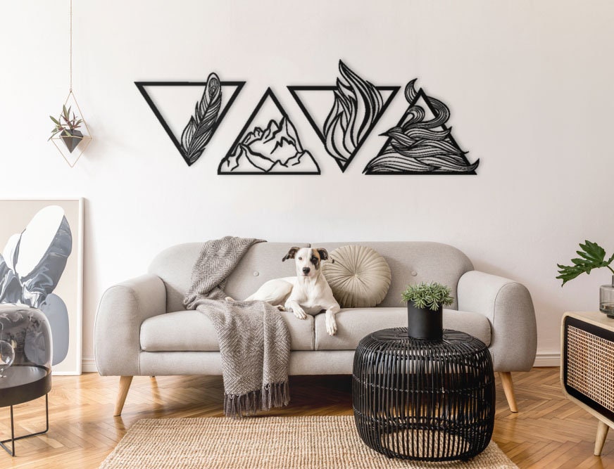 Four Elements Metal Wall Art, 4 Elements Metal Wall Decor, Housewarming Gift, Set of 4, Home Decor, Wall Signs, Office Wall Art - Etsy Four Elements Metal Wall Art, 4 Elements Metal Wall Decor, Housewarming Gift, Set of 4, Home Decor, Wall Signs, Office Wall Art - Etsy