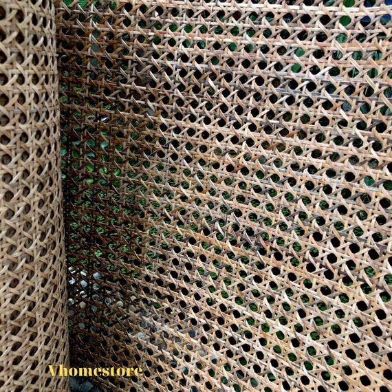 DARKER Brown Natural Rattan Cane bing . Black Brown Rattan Etsy