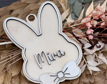 Easter decoration personalized made of wood | Easter gift | Easter pendant with name | Easter | Easter pendant | Wooden pendant | Easter basket | Easter basket