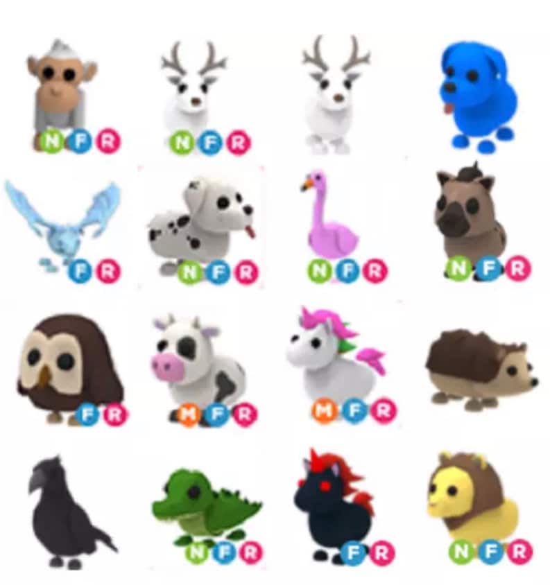 Adopt Me Pets / Huge Stock / Lots of Neons / Normal / Fly Etsy