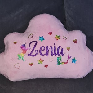Personalised cloud cushions cloud shaped cushions image 8
