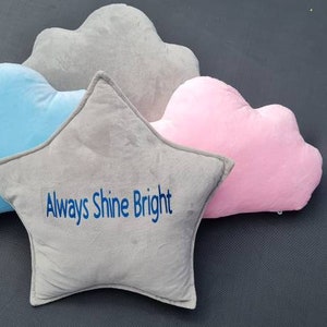 Personalised cloud cushions cloud shaped cushions image 7