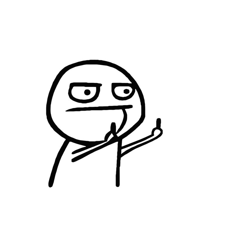 Funny 2 Middle Finger Clip Svg Clipart for Cricut Users Etsy