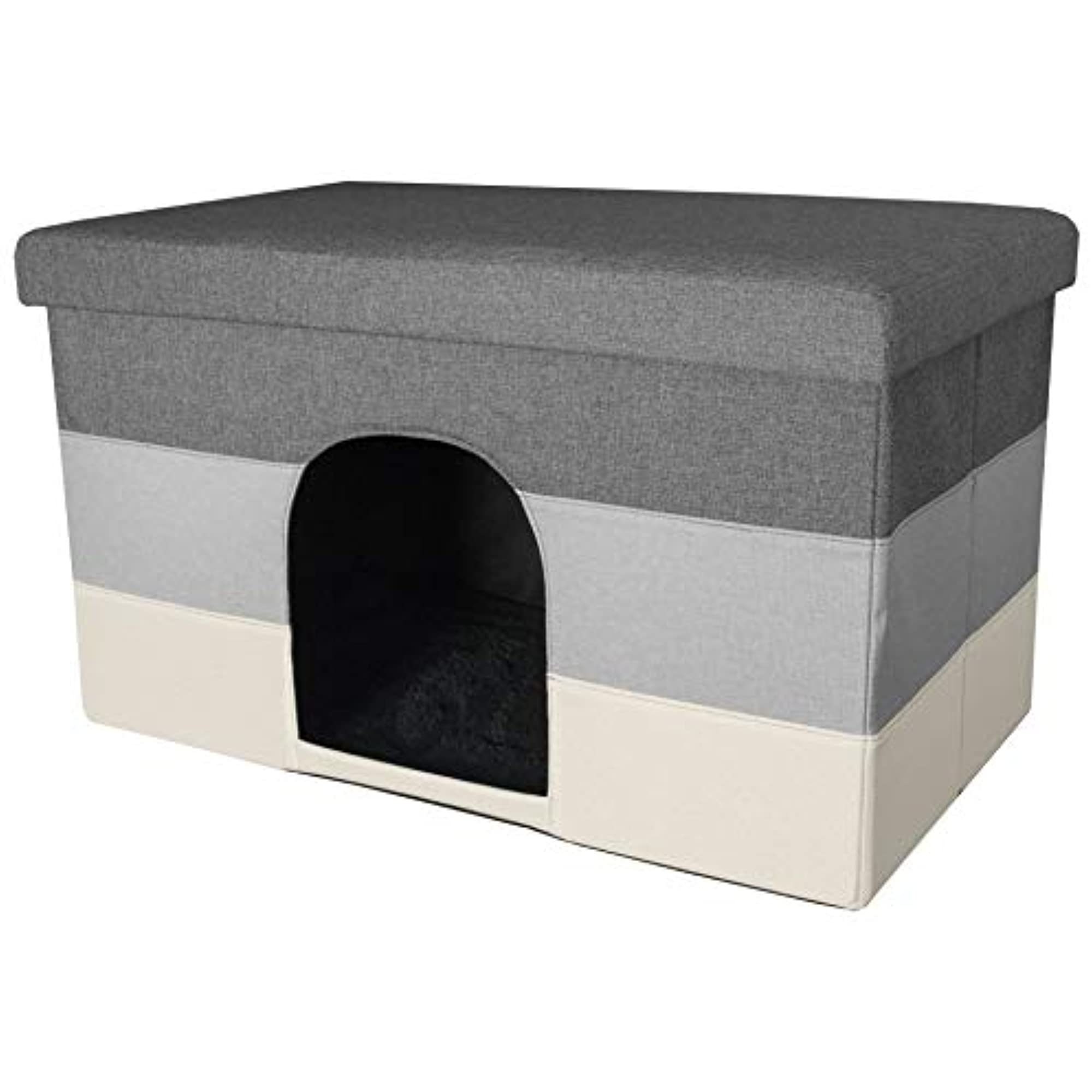 Footstool Living Room Pet House Felt Cat Cave Hideaway and Etsy