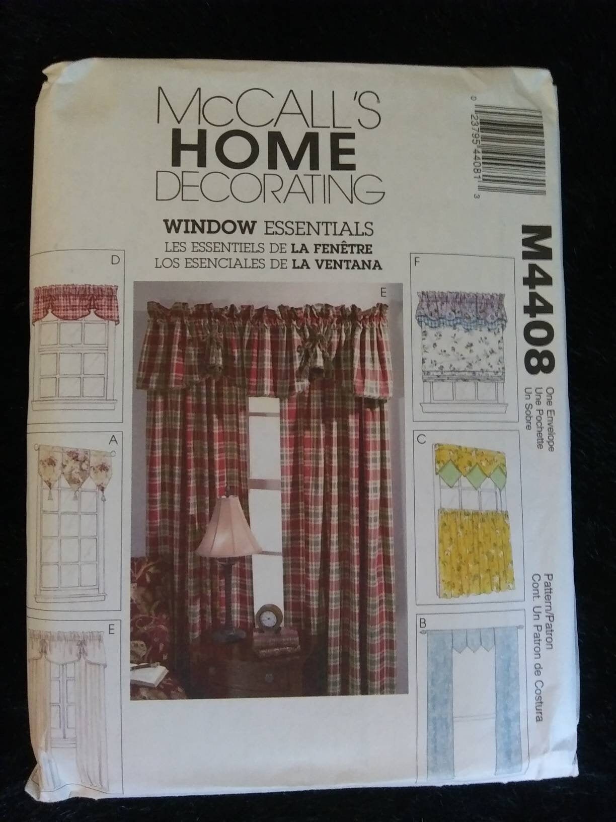 M4408, Window Valances and Curtain Panels