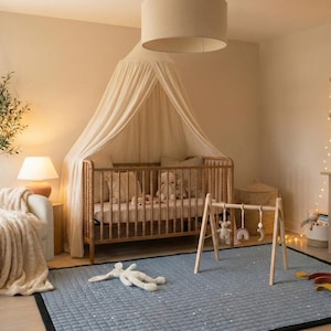 Wintersky Baby Spieldecke - Große gesteppte Aktivitätsmatte mit Tasche