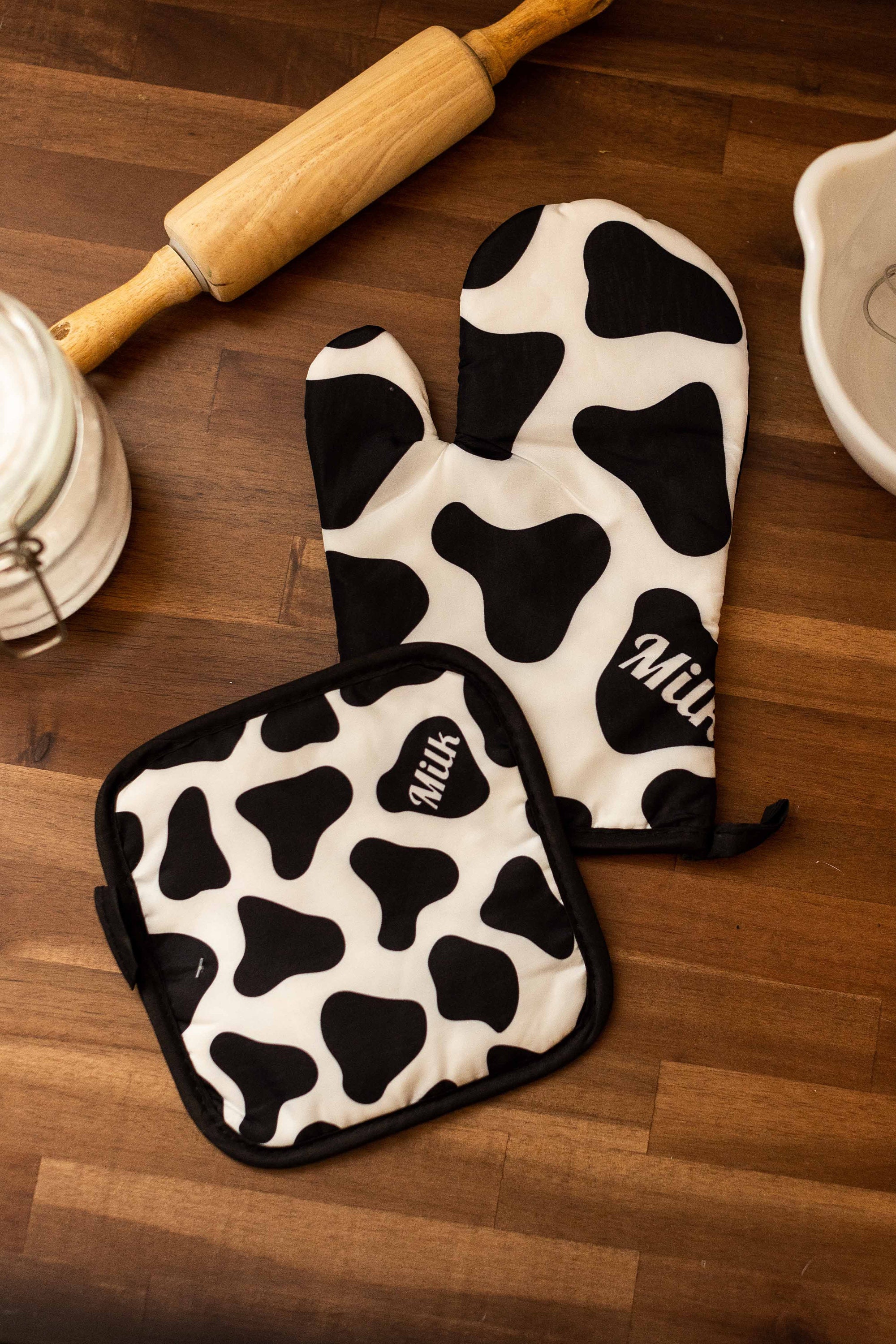 Cow Print Kitchen Set Etsy